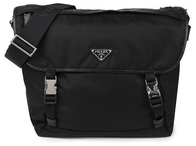 Prada Bolsa de Ombro em Couro Saffiano - vista 3