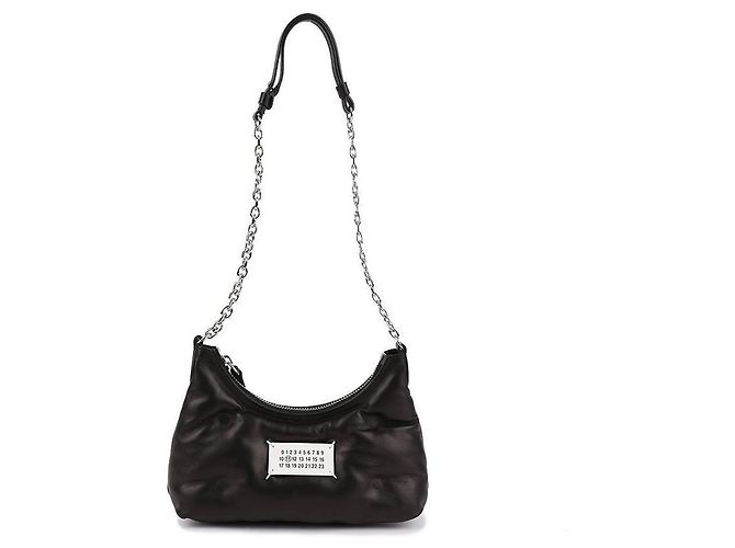 Maison Martin Margiela Borsa Hobo Micro Glam Slam Nero - vista 3