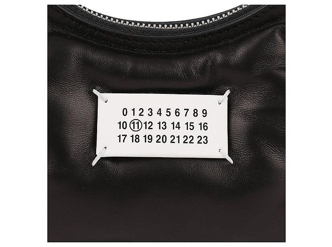 Maison Martin Margiela Borsa Hobo Micro Glam Slam Nero - vista 9