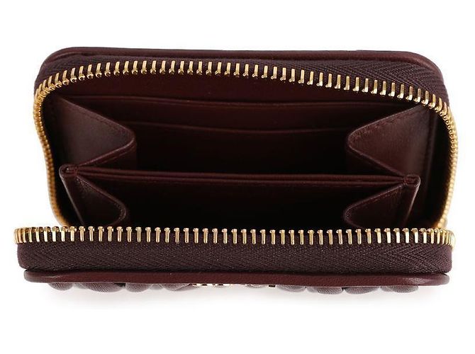 Miu Miu Portamonete in pelle Napa - vista 7