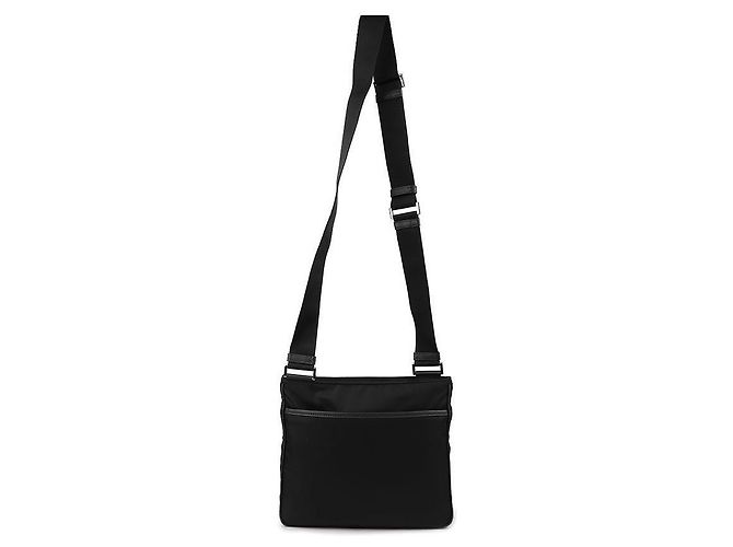 Prada Nylon and Saffiano Leather Shoulder Bag - view 5