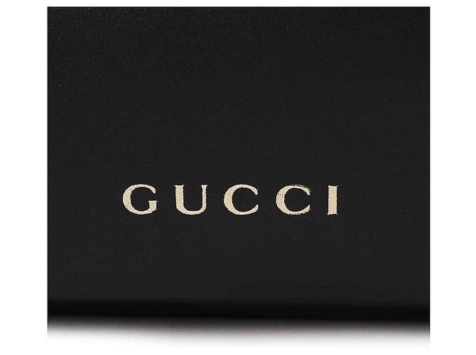 Gucci Grande Borsa a Spalla Nera con Emblema GG Nero - vista 9