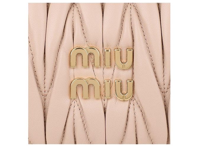 Miu Miu Borsa hobo in pelle Napa Rosa - vista 9