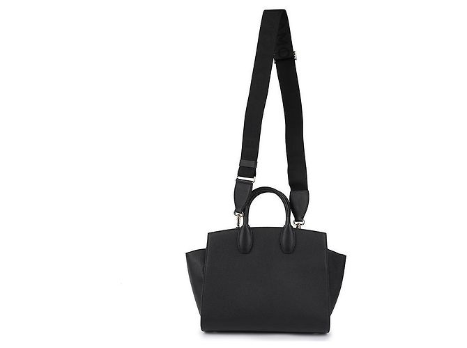 Salvatore Ferragamo Borsa morbida da studio media Nero - vista 6