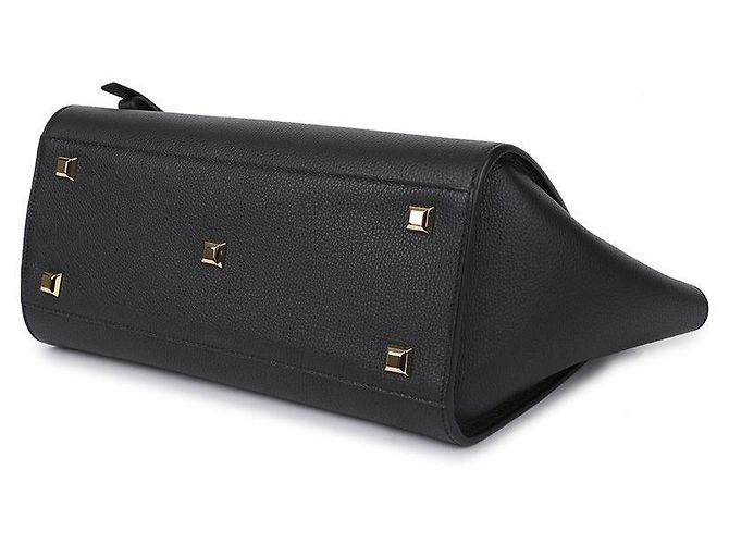 Salvatore Ferragamo Borsa morbida da studio media Nero - vista 7