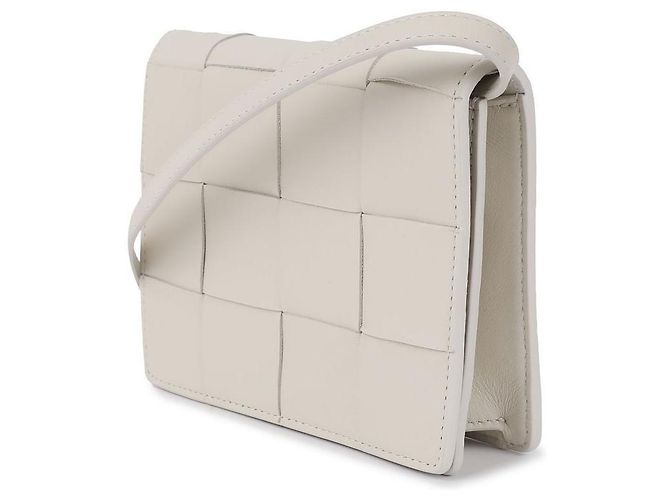 Bottega Veneta Borsa Cassette Intrecciato intrecciata Bianco - vista 4