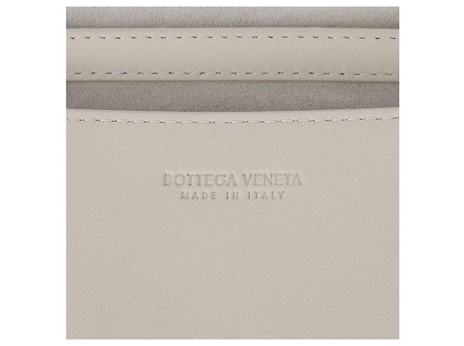 Bottega Veneta Borsa Cassette Intrecciato intrecciata Bianco - vista 9