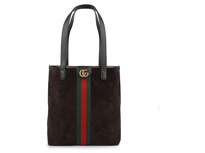 Gucci Ophidia Medium Tote Bag mit Muster: Braun - Ansicht 3