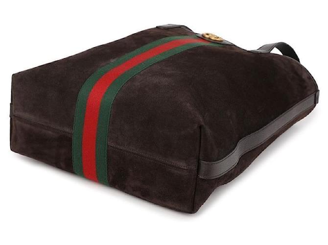 Gucci Ophidia Medium Tote Bag mit Muster: Braun - Ansicht 6