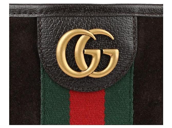 Gucci Ophidia Medium Tote Bag mit Muster: Braun - Ansicht 9