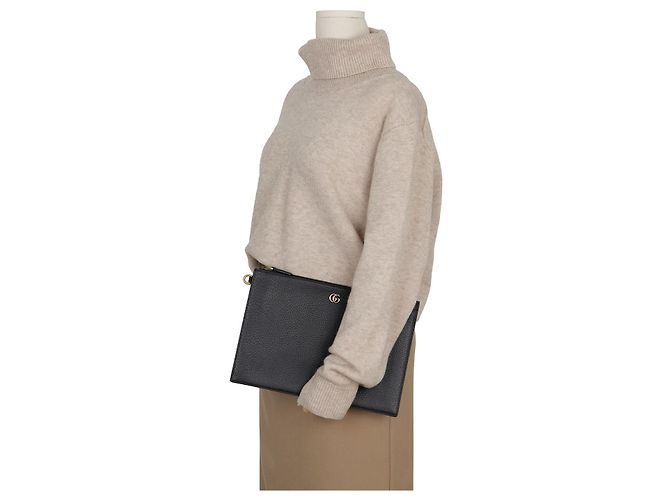 Gucci Pochette GG Marmont Nero - vista 9
