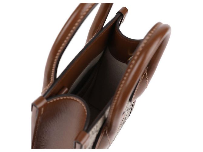 Gucci Sac mini tote entrelacé : Marron - Ansicht 8