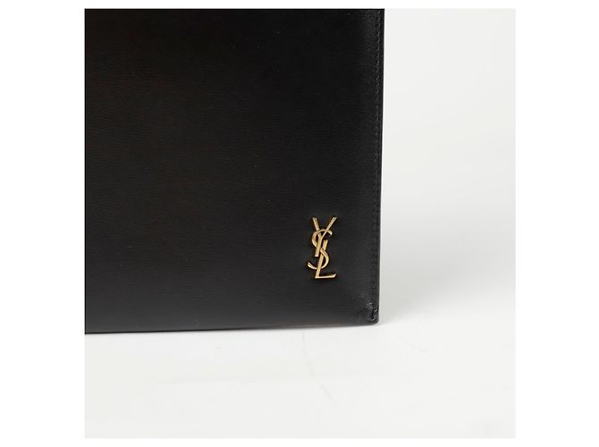 Saint Laurent Clutch con cinturino per tablet Nero - vista 2