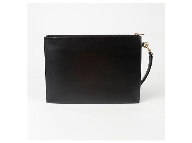 Saint Laurent Clutch con cinturino per tablet Nero - vista 4