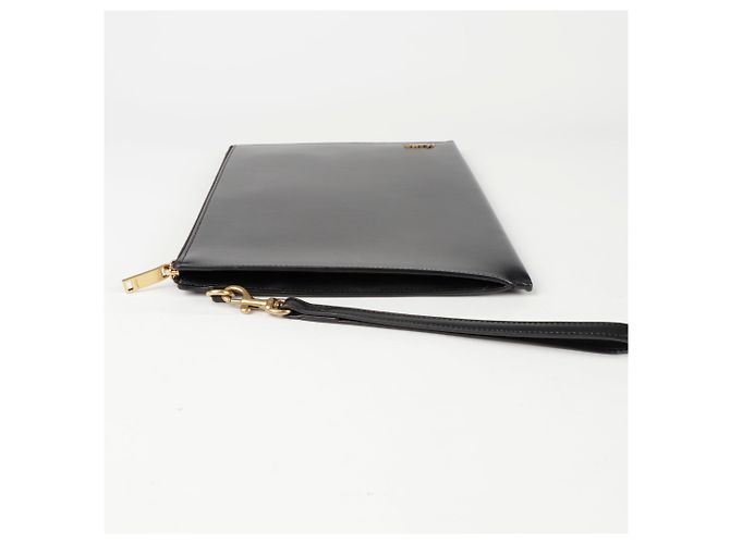 Saint Laurent Clutch con cinturino per tablet Nero - vista 5