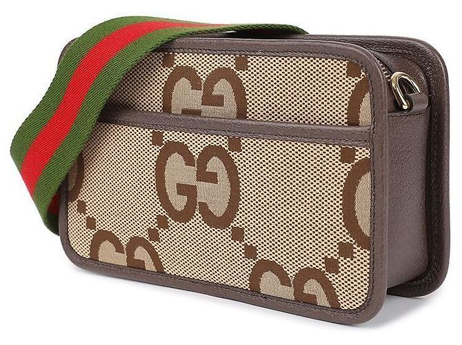 Gucci Mini borsa Jumbo GG da uomo Marrone - vista 4