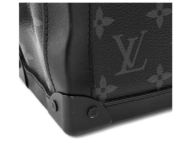 Louis Vuitton Borsa a tracolla Eclipse Monogram Soft Trunk Nera Nero - vista 10