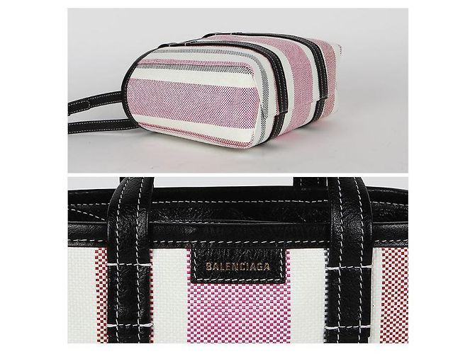 Balenciaga Borsa East West Shopper Rosa - vista 5