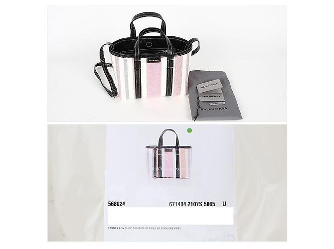 Balenciaga Borsa East West Shopper Rosa - vista 8