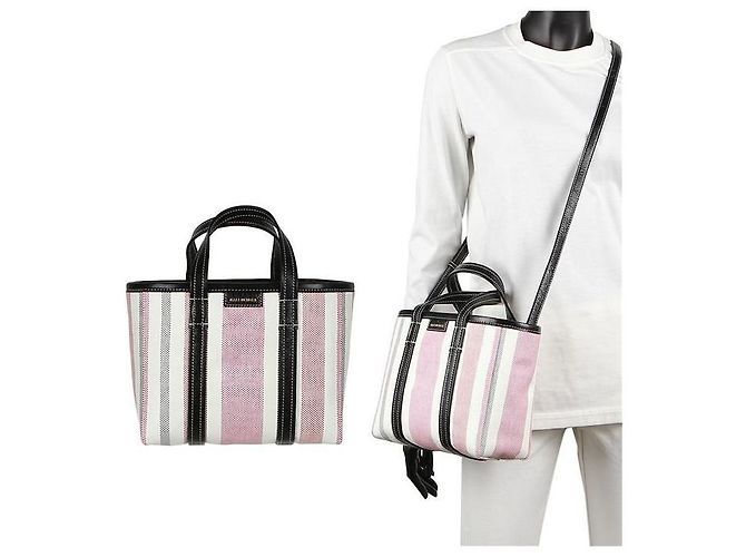 Balenciaga Borsa East West Shopper Rosa - vista 9