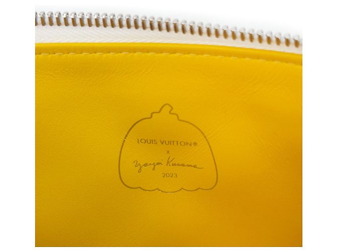 Louis Vuitton Borsa a tracolla Kusang da donna Kusama Yayoi bianca - vista 11