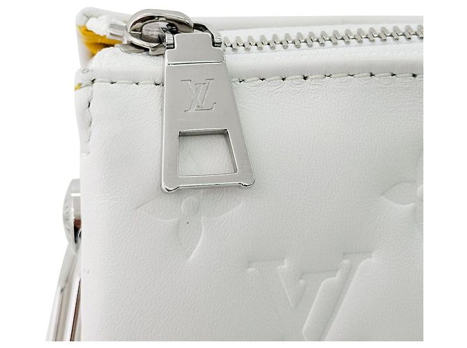 Louis Vuitton Borsa a tracolla Kusang da donna Kusama Yayoi bianca - vista 8