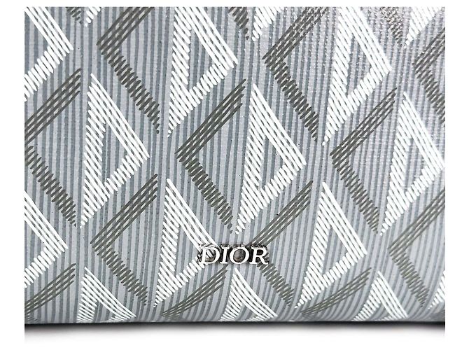 Dior Borsa a tracolla Hitheroad in jacquard di diamante Lingo Marrone - vista 15