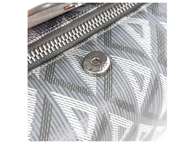 Dior Borsa a tracolla Hitheroad in jacquard di diamante Lingo Marrone - vista 16