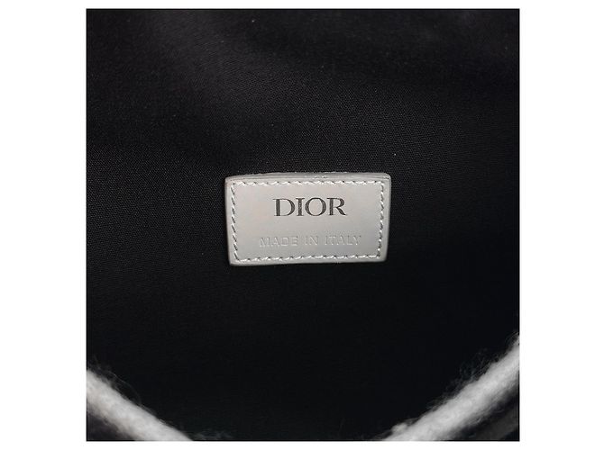 Dior Borsa a tracolla Hitheroad in jacquard di diamante Lingo Marrone - vista 18