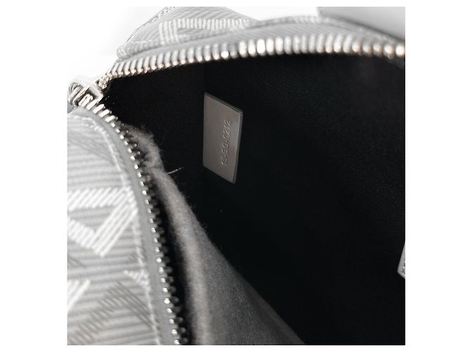 Dior Borsa a tracolla Hitheroad in jacquard di diamante Lingo Marrone - vista 19