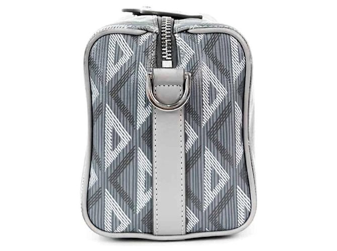 Dior Borsa a tracolla Hitheroad in jacquard di diamante Lingo Marrone - vista 3