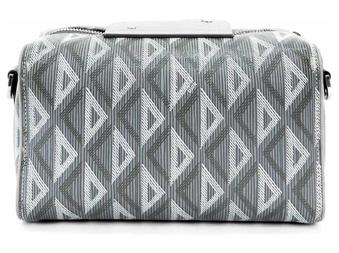 Dior Borsa a tracolla Hitheroad in jacquard di diamante Lingo Marrone - vista 4