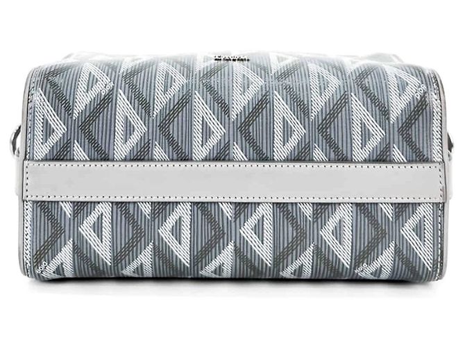 Dior Borsa a tracolla Hitheroad in jacquard di diamante Lingo Marrone - vista 6