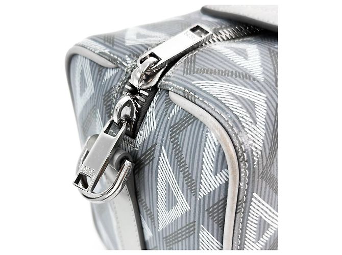Dior Borsa a tracolla Hitheroad in jacquard di diamante Lingo Marrone - vista 7