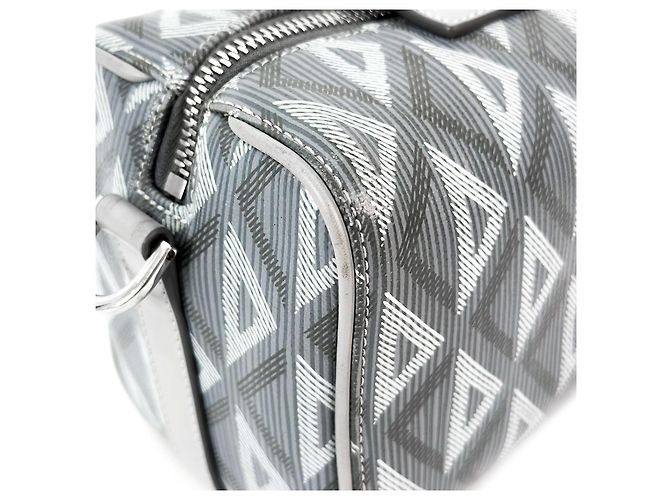 Dior Borsa a tracolla Hitheroad in jacquard di diamante Lingo Marrone - vista 9