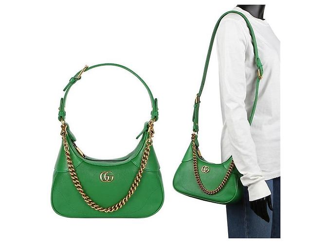 Gucci Piccola Borsa a Spalla Aphrodite Verde - vista 6