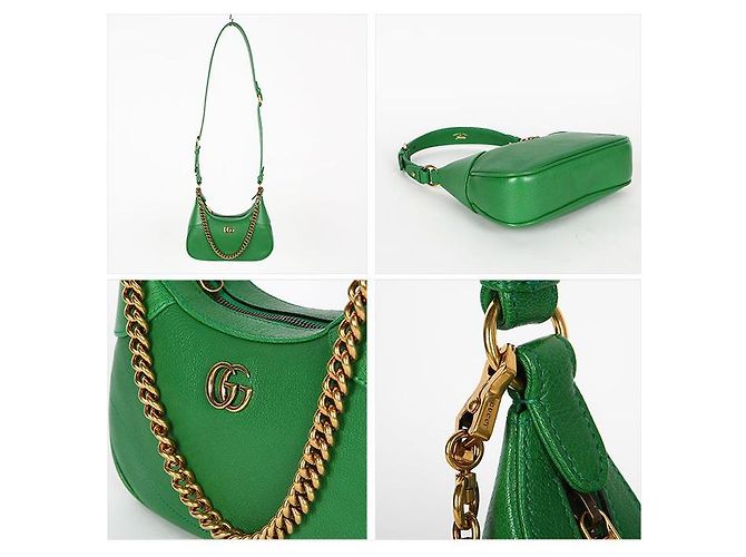Gucci Piccola Borsa a Spalla Aphrodite Verde - vista 8