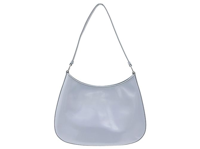 Prada Borsa a spalla in pelle spazzolata Cleo grigia Marrone - vista 3
