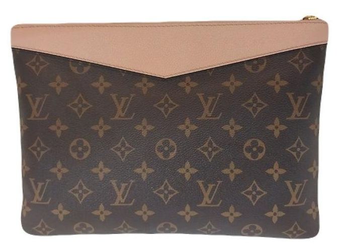 Louis Vuitton Monogramm-Canvas-Täschchen in Rosé-Puder für Frauen - Ansicht 8