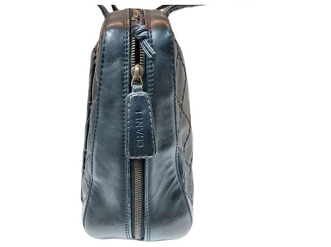 Chanel Schwarze Wildstich Coco Tote Bag aus Leder - Ansicht 3
