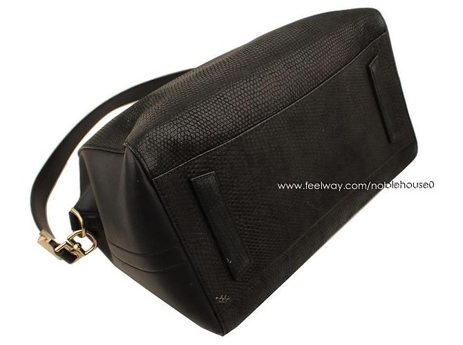 Givenchy Antigona Medium Tote- und Schultertasche im schwarzen Echsenmuster Wani - Ansicht 5