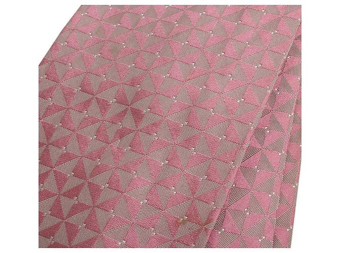 Hugo Boss Boss Pink Pattern Woven Tie - view 4