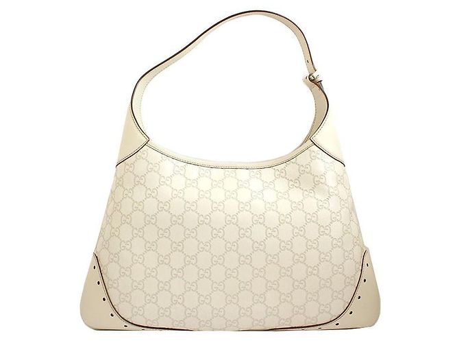 Gucci Borsa hobo in tono argento e avorio Shima Bianco - vista 3