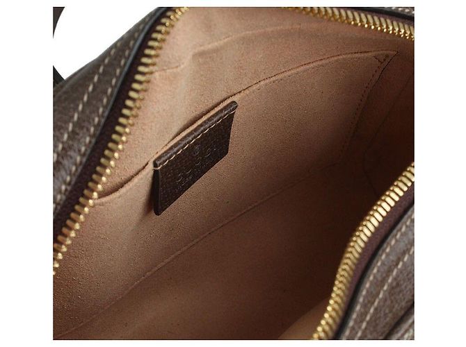 Gucci Borsa a tracolla Ophidia GG Marrone - vista 5