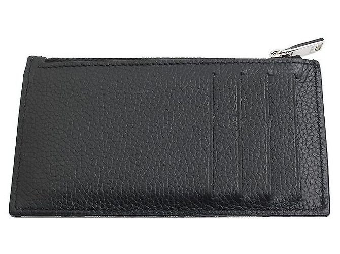 Dior Schräger silberfarbener Reißverschluss-Kartenhalter - Ansicht 2