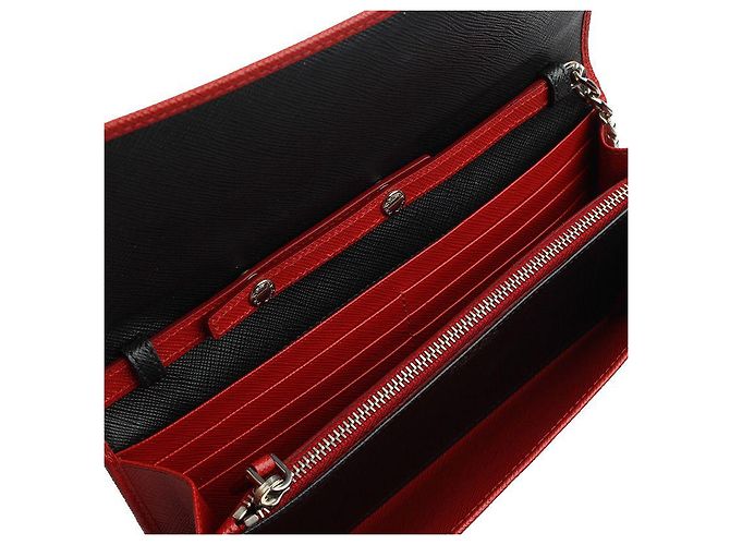 Prada Borsa a tracolla e clutch Saffiano argento - vista 5