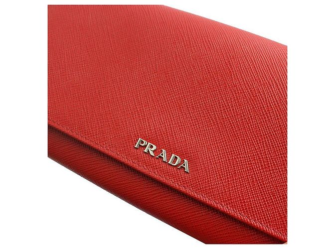 Prada Borsa a tracolla e clutch Saffiano argento - vista 6