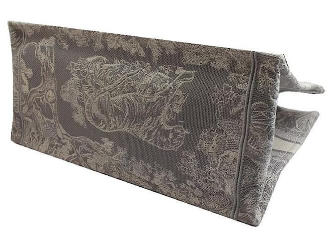 Book Tote Dior Graue mittelgroße Tragetasche Braun - Ansicht 4