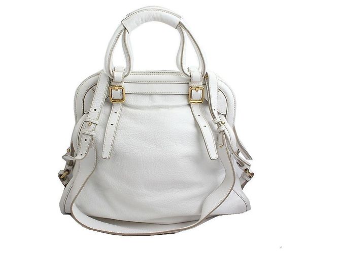 Givenchy Borsa tote e borsa a spalla in pelle bianca Bianco - vista 3