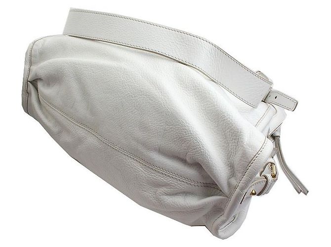 Givenchy Borsa tote e borsa a spalla in pelle bianca Bianco - vista 4